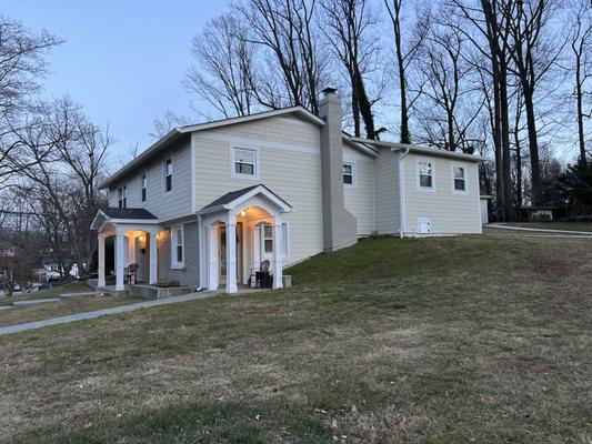 Hardiplank siding, Simonton Windows, Provida Doors