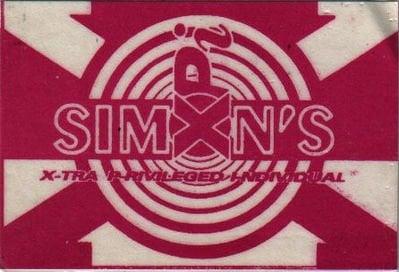 Simons membership card