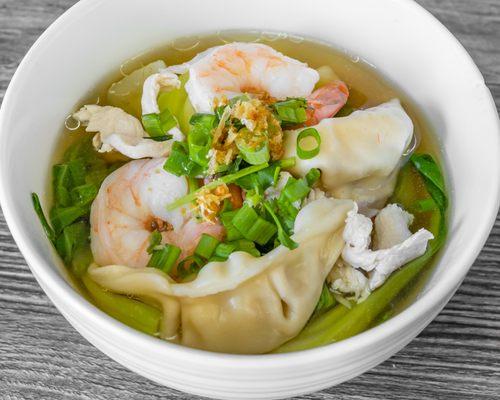 Dumpling soup.