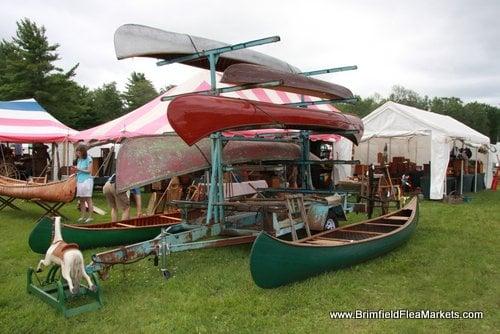 Lots of canoes on the Midway field this past season.
 Photo by Jody Young