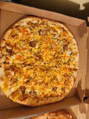 Buffalo chicken pizza