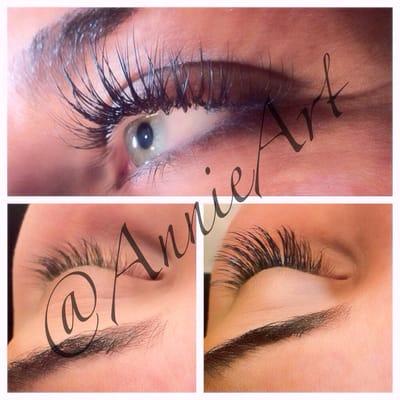 Lash extensions by Annie