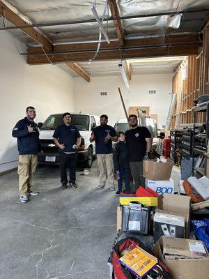 Some of our team hard at work moving to our new location as of 5/1/24 we will now be at 6910 Hayvenhurst #100 Van Nuys 91406, key cutting,