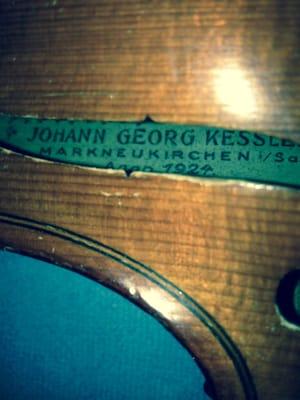 Johann georg kessler markneukirchen I/sa anno 1924