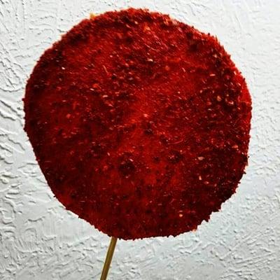 Jicama lollipop