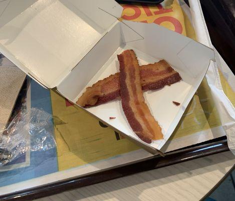 This is what you called 2 stripes of Bacon from this McDonald's