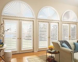 Arched shutters