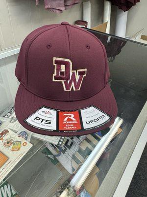 DW embroidered caps