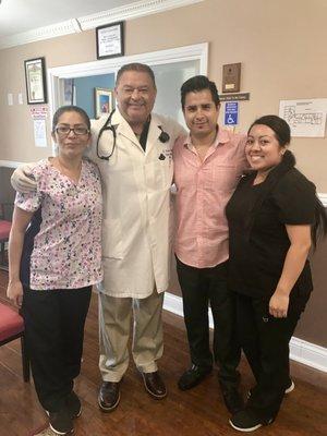 Silvia, Dr. Carbayo, Luis, & Lili