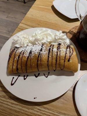 Nutella and banana Sweet Crepe, large