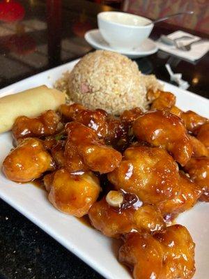 Lunch 4. General Tsos Chicken (Spicy)