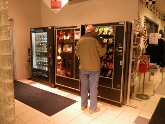 Brondes Ford Toledo Customer Vending Machines, Free Coffee