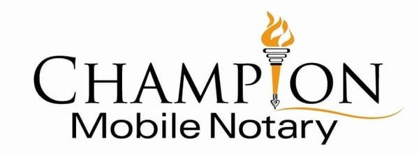 Champion Mobile Notary Logo