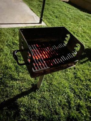 Grill area.