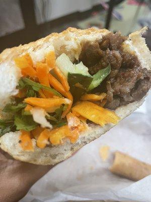 Korean Style Grilled Beef Sandwich