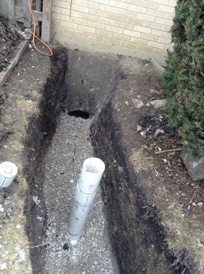 New Sewer Installation