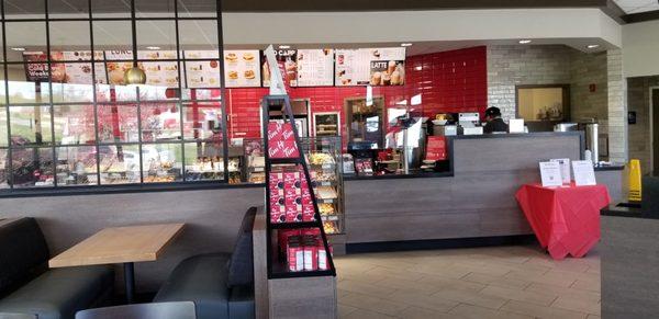 Main counter as seen from eating area.