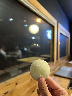 Green Tea Mochi (complimentary)