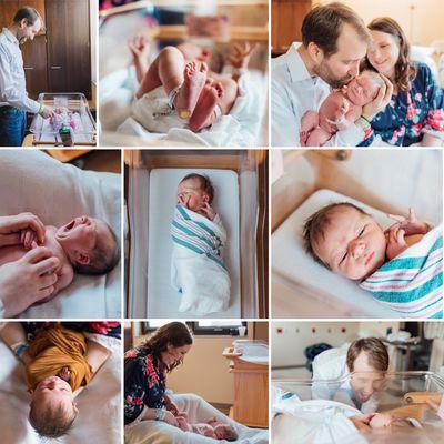 Newborn portrait session. Fresh 48.