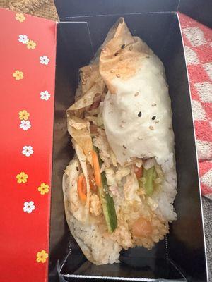 Salmon Sushirrito