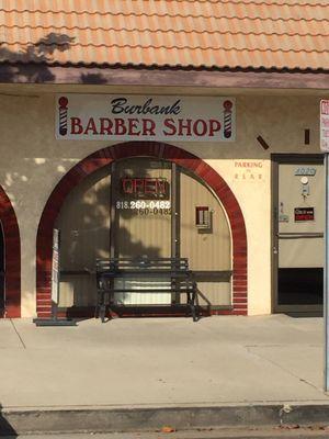 The entrance to a great haircut.