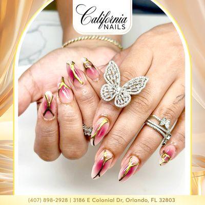 Nails are like tiny works of art. Treat them with care and watch them dazzle! 

Book your appointment today!