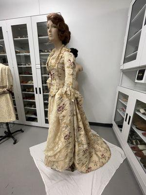 Cornell fashion and textile collection archive. At Martha Van Rensselaer Hall.