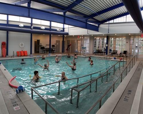 Keep fit and flexible in our warm water therapy pool year round - City of Brenham - Blue Bell Aquatic Center