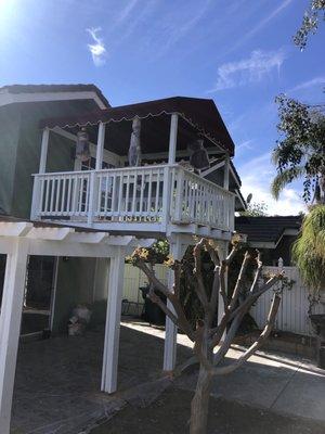 Fabric awning replacement in chino hills.