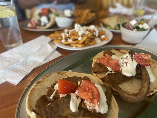 Gyros and Greek fries