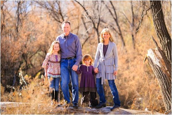 Dr. Lee Hardin, his wife, Kathy, and their two daughters.