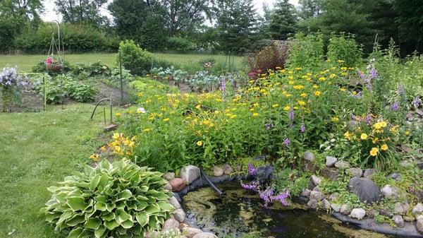 Crazy cool garden we got to cater in