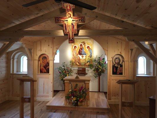 The chapel of the Little Brothers' monastery.