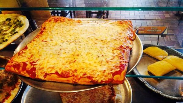 Sicilian-style pizza