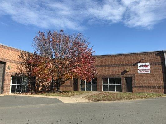 Front view of the shop