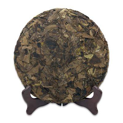 Our Fuding Shou Mei Pu'er tea, available both online and in-store.