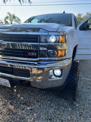 2018 Chevy Silverado Advanced LED Headlight kit for headlights and fog lights