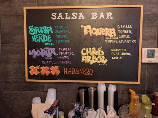 Salsa bar