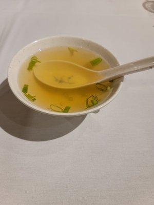 Clear soup