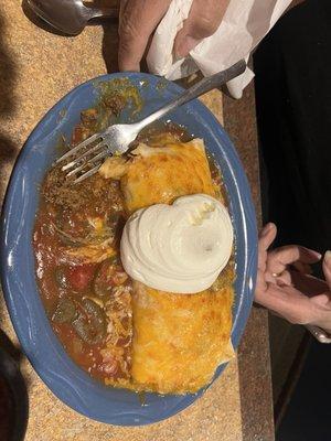 smothered burrito