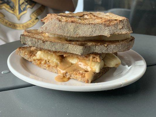 Peanut Butter & Banana sandwich