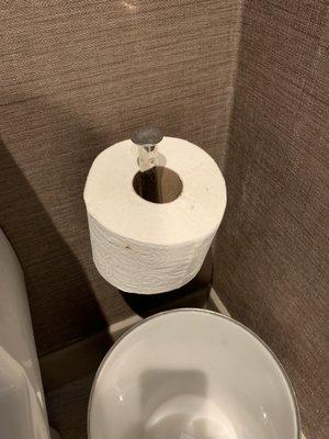 Here's some nice Poop on the full roll of TP in our replacement room :).  Go housekeeping!  You rock!