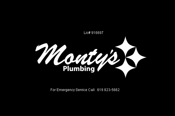 Monty's Plumbing, Licensed and Bonded