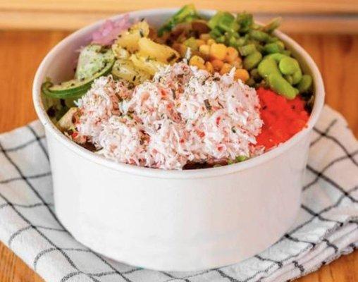 Crabmeat Poké Bowl