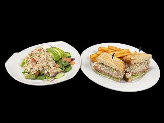 Tuna salad & tuna sandwich