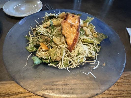 Large Classic Caesar Salad w/ salmon