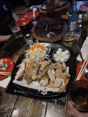 Old style fried chicken.