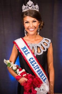 Jaime gave me the perfect spray tan before my pageant competition, and it helped me to capture the title of Mrs. California!