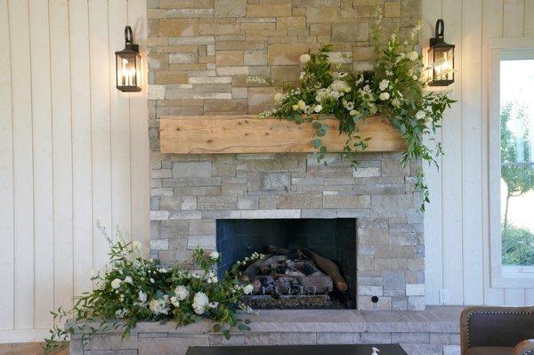 Fireplace Florals