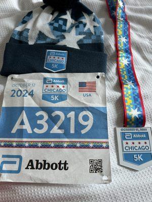 2024 beanie & medal.